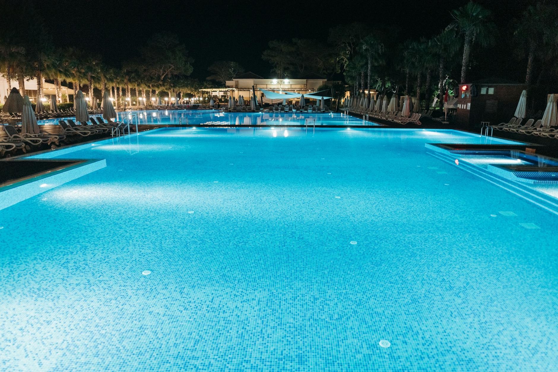 Antalya villa pool overlooking Mediterranean coastline